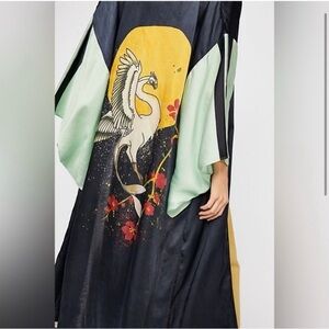 Free People Moon Dance Maxi Robe Kimono NWT New One Size
